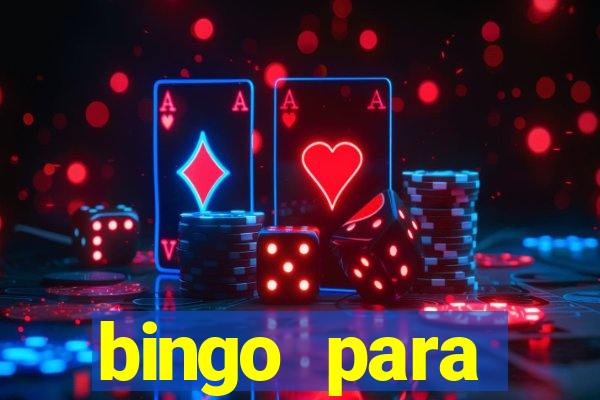 bingo para despedida de solteira para imprimir